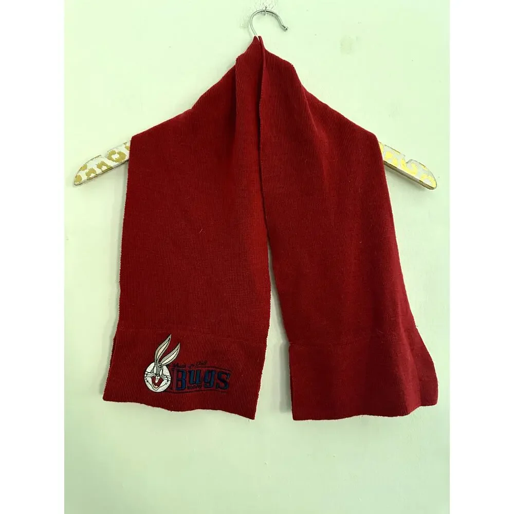 Looney Tunes Bugs Bunny Kids Red Scarf